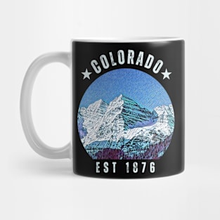 Colorado Retro Vintage Mountains Mug